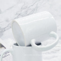 Logotipo personalizado promocional White 11oz Milk Coffee Mugs Cerámica de sublimación